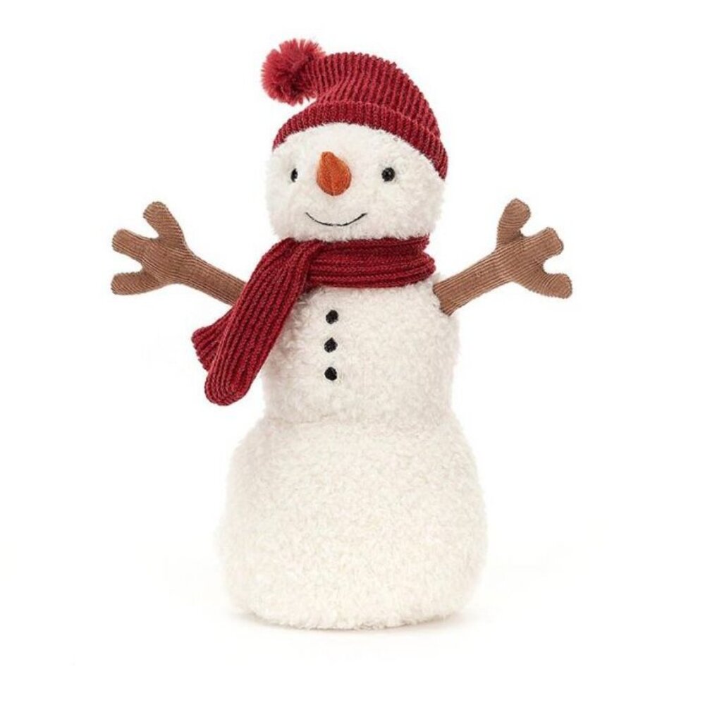 RARE Jellycat Teddy Snowman BNWT